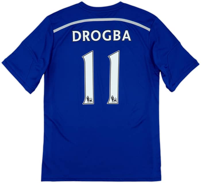 2014-15 Chelsea Home Shirt Drogba #11 - 7/10 - (L)
