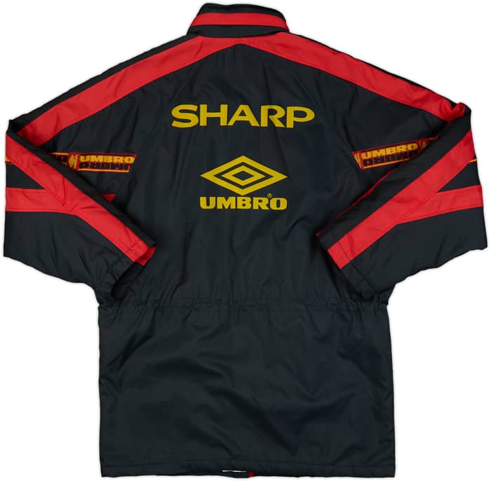 1994-95 Manchester United Umbro Padded Bench Coat - 9/10 - (L)