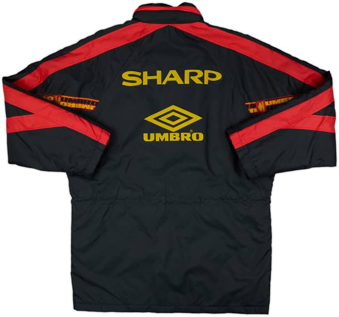 1994-95 Manchester United Umbro Padded Bench Coat - 8/10 - (M)