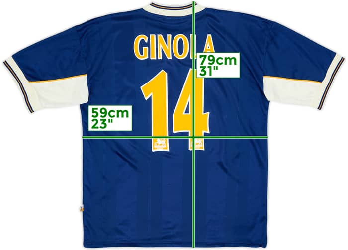 1997-98 Tottenham Away Shirt Ginola #14 - 9/10 - (L)