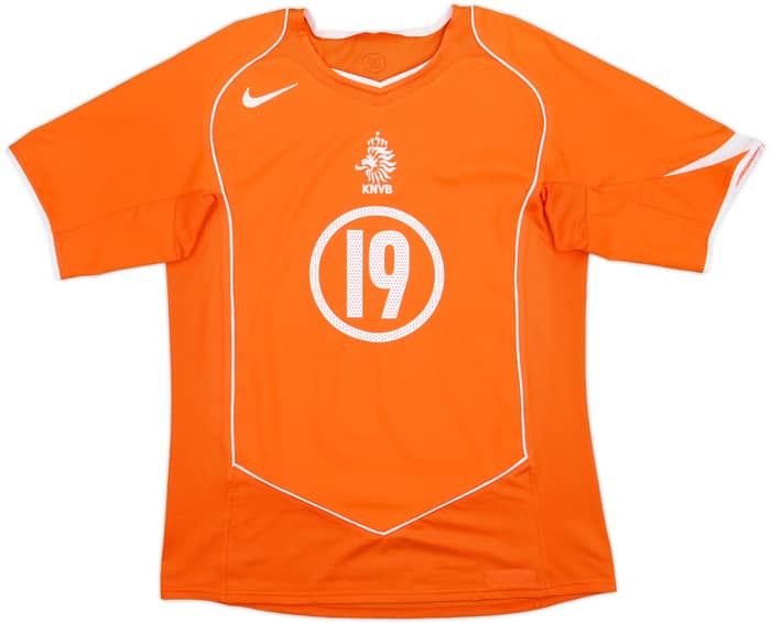 2004-06 Netherlands Home Shirt Robben #19 - 8/10 - (S)