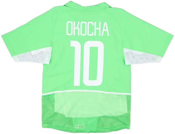 2002-04 Nigeria Player Issue Home Shirt Okocha #10 - 10/10 - (S)