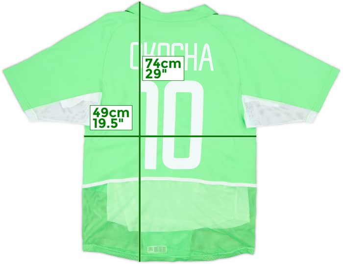 2002-04 Nigeria Player Issue Home Shirt Okocha #10 - 10/10 - (S)