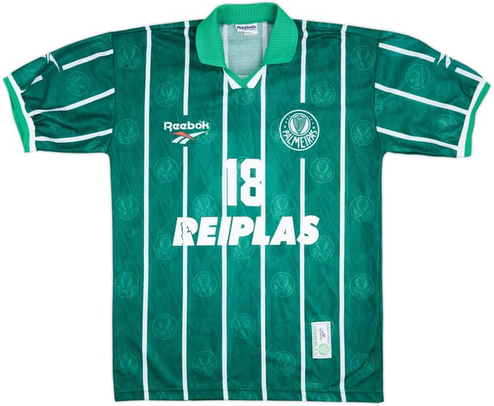 1996 Palmeiras Futsal Match Issue Home Shirt #18