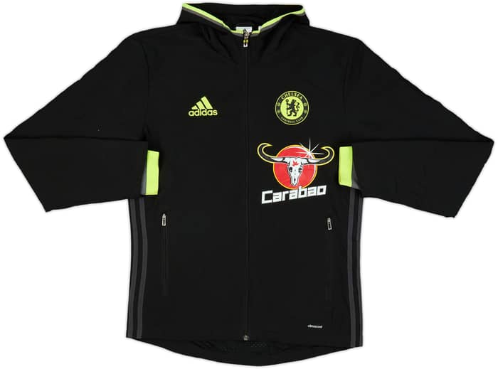 2016-17 Chelsea adidas Hooded Track Jacket - 10/10 - (S)