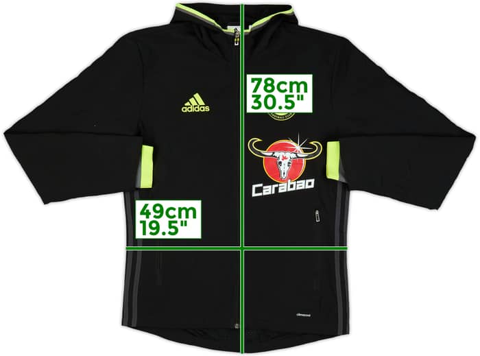2016-17 Chelsea adidas Hooded Track Jacket - 10/10 - (S)