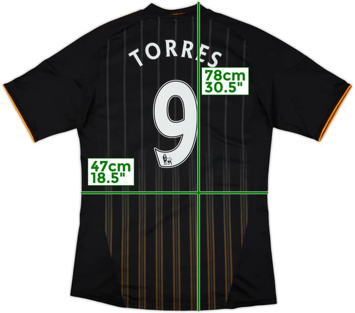 2010-11 Chelsea Away Shirt Torres #9 - 7/10 - (M)