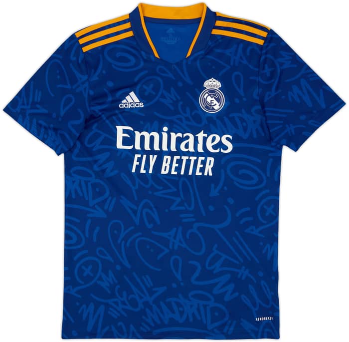 2021-22 Real Madrid Away Shirt Benzema #9 - 6/10 - (S)
