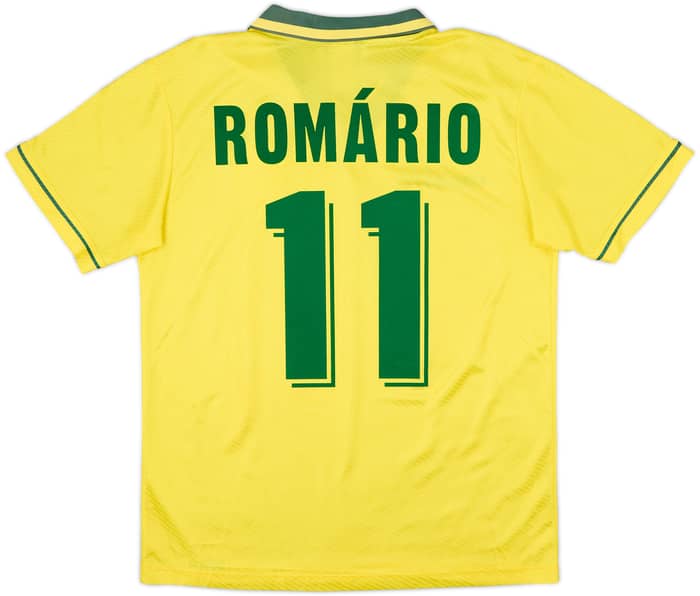 1994 Brazil Home Shirt Romario #11 - 6/10 - (L)