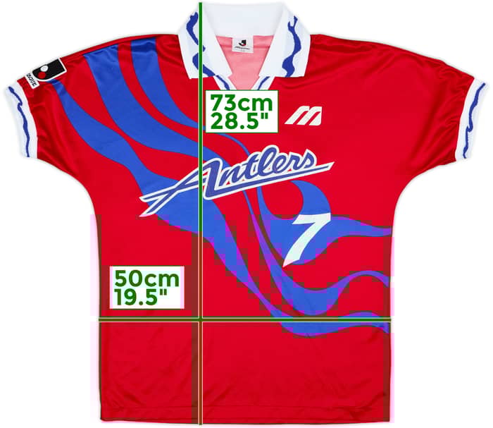 1993-94 Kashima Antlers Home Shirt #7 - 6/10 - (L)