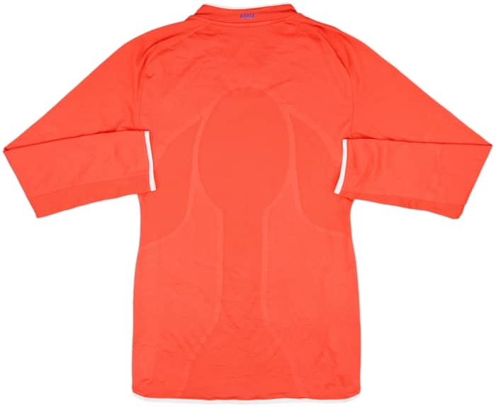 2008-10 South Korea Player Issue Home L/S Shirt - 6/10 - (3XL)