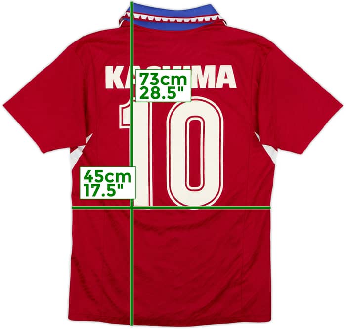1992 Kashima Antlers Home Shirt #10 - 8/10 - (M)