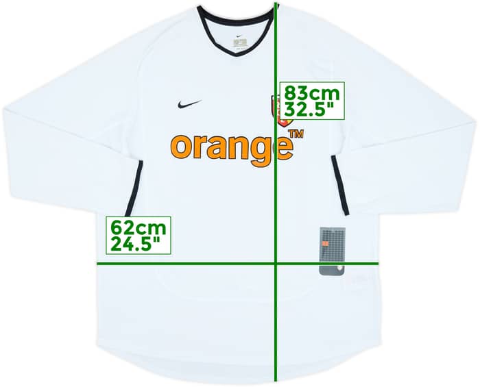 2001-03 Lens Player Issue Third L/S Shirt (XL)