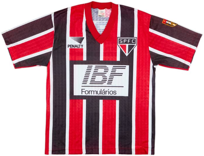 1992 Sao Paulo Signed Away Shirt - 7/10 - (M)