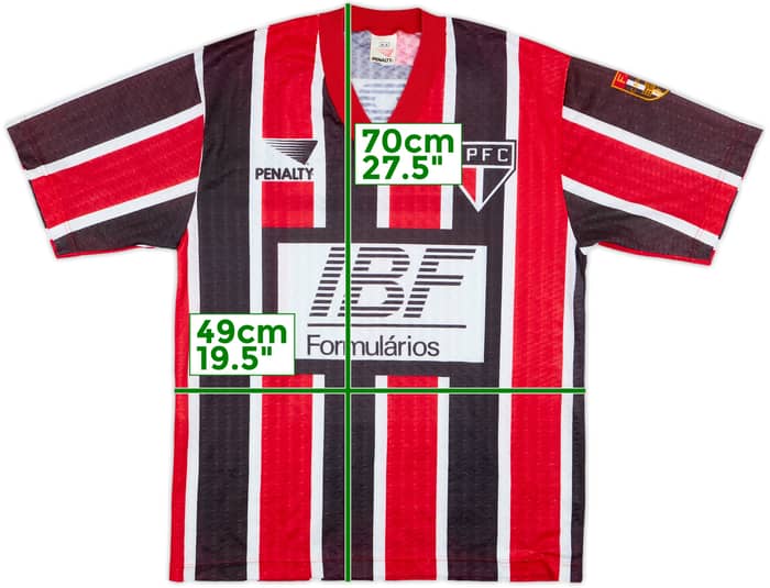 1992 Sao Paulo Signed Away Shirt - 7/10 - (M)