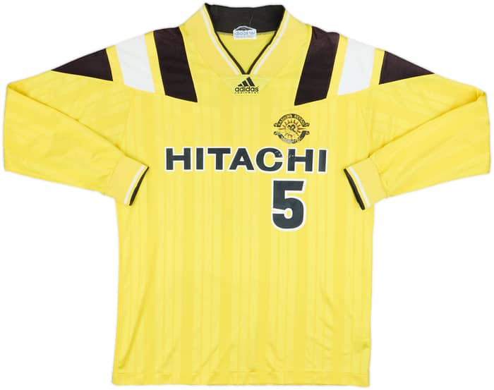 1992 Kashiwa Reysol Home L/S Shirt #5 - 5/10 - (L)