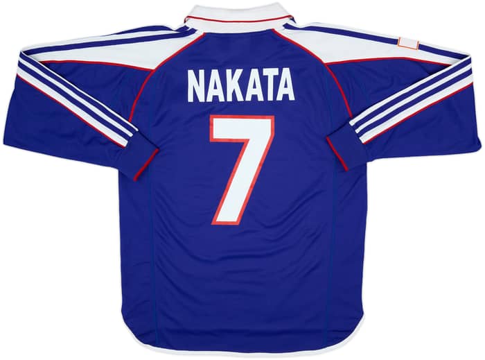 2000 Japan Player Issue Home L/S Shirt Nakata #7 - 9/10 - (L)