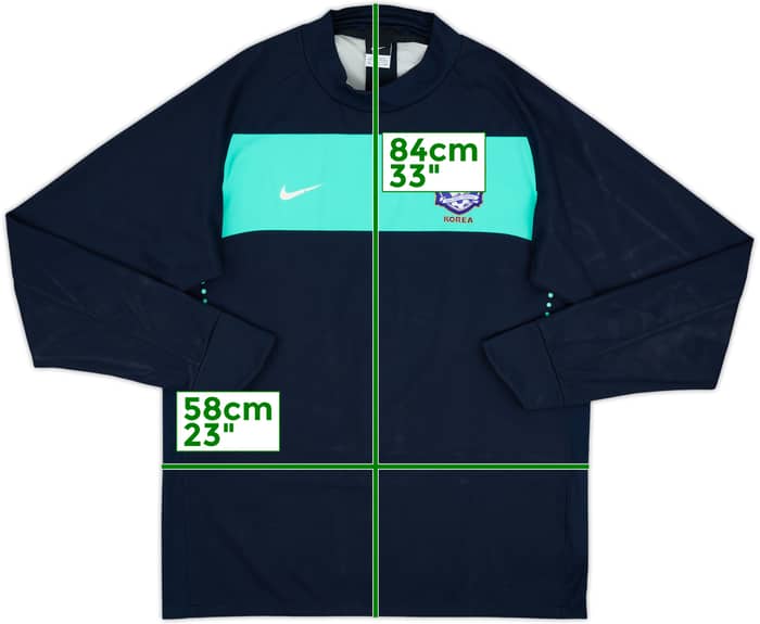 2010-12 South Korea Nike Drill Top - 7/10 - (XXL)