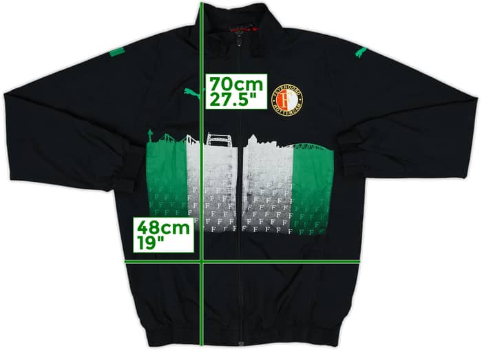 2010-11 Feyenoord Puma Track Jacket - 8/10 - (L.Boys)