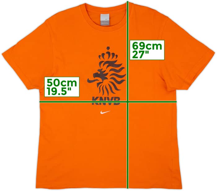 Camiseta Nike de algodón de los Países Bajos 2006-07 - 6/10 - (L)