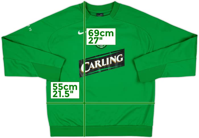 2005-06 Celtic Nike Sweat Top - 8/10 - (M)