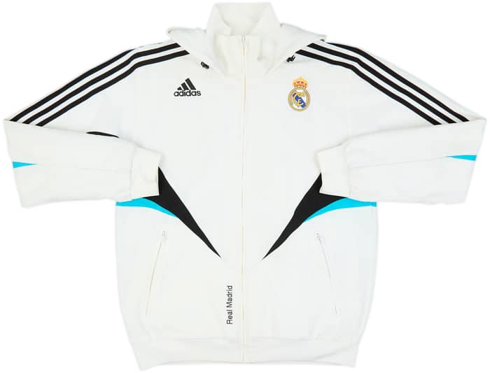 2008-09 Real Madrid adidas Hooded Track Jacket - 7/10 - (L)