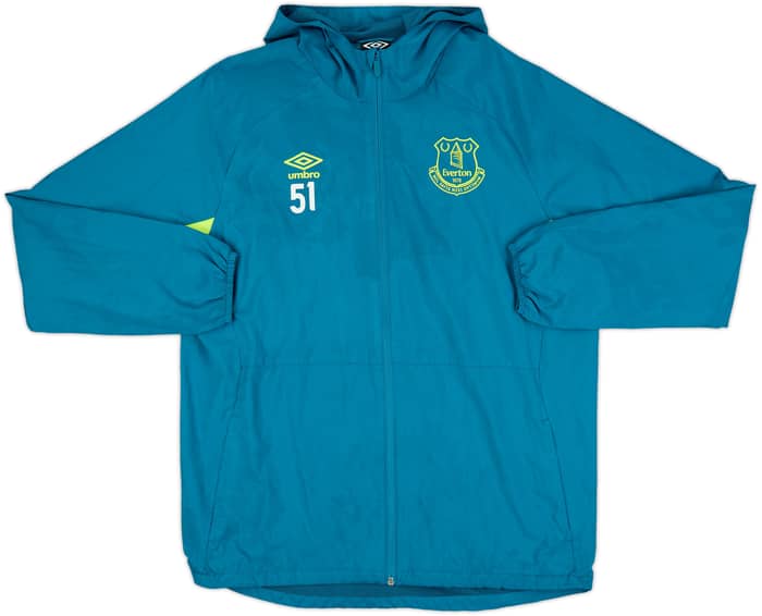 2017-18 Everton Player Issue Umbro Hooded Track Jacket #51 - 5/10 - (L)