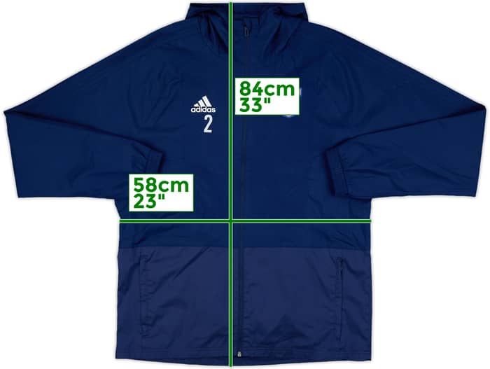 2017-18 Ipswich Player Issue adidas Hooded Track Jacket #2 - 8/10 - (L)