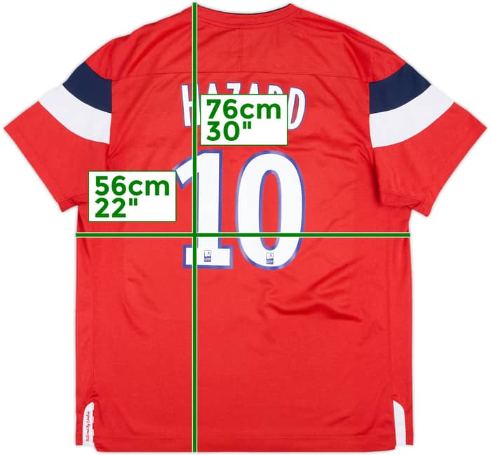 Camiseta de local del Lille 2011-12 Hazard #10 - 4/10 - (XL)