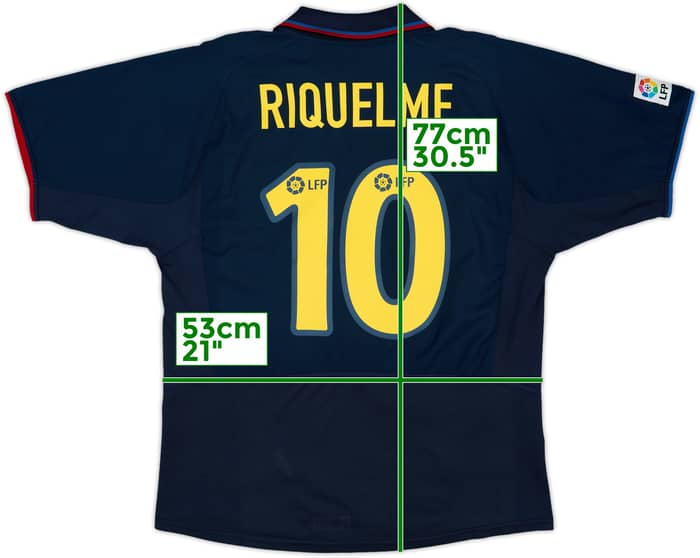 2002-03 Barcelona Away Shirt Riquelme #10 - 8/10 - (L)