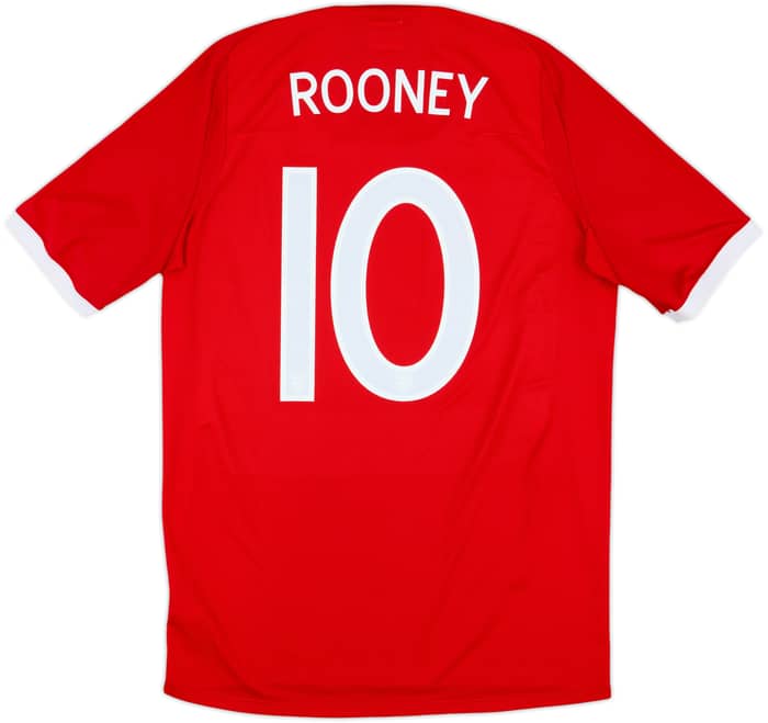 2010-11 England Away Shirt Rooney #10 - 9/10 - (M)