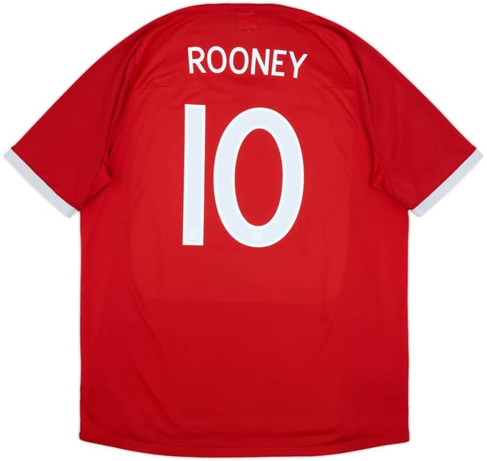2010-11 England Away Shirt Rooney #10 - 5/10 - (XXL)
