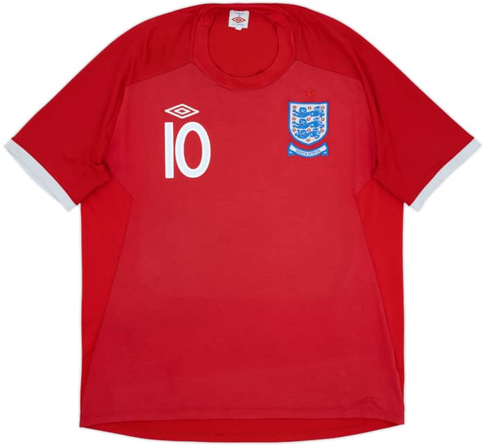 2010-11 England Away Shirt Rooney #10 - 5/10 - (XXL)