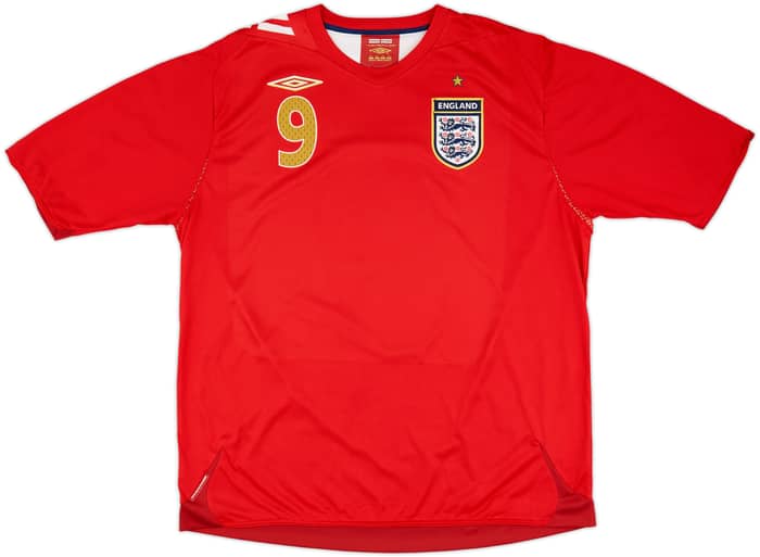 2006-08 England Away Shirt Rooney #9 - 7/10 - (XXL)