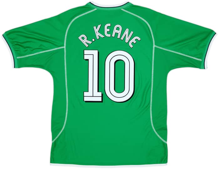 2002-03 Ireland Home Shirt R.Keane #10 - 8/10 - (L)