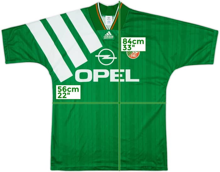 1992-93 Ireland Home Shirt - 6/10 - (L/XL)