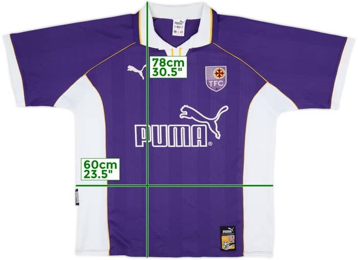 Camiseta de local del Toulouse 1998-99 - 9/10 - (XL)