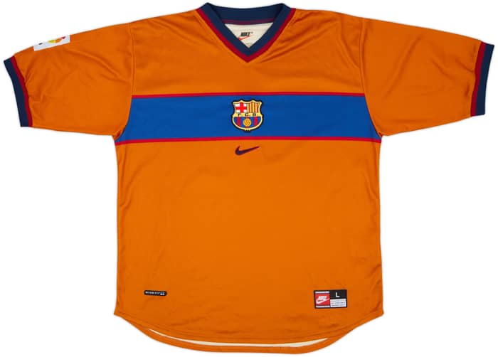 1998-00 Barcelona Third Shirt Rivaldo #11 - 9/10 - (L)