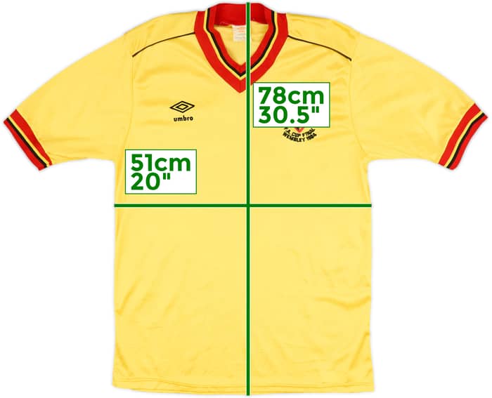 1982-85 Watford 'FA Cup Final 1984' Home Shirt - 8/10 - (L)