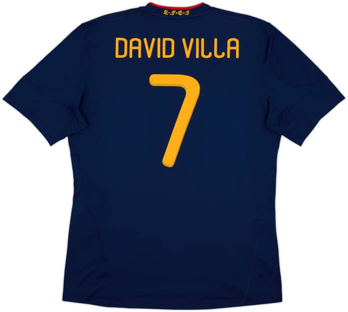 2010-11 Spain Away Shirt David Villa #7 - 10/10 - (XL)