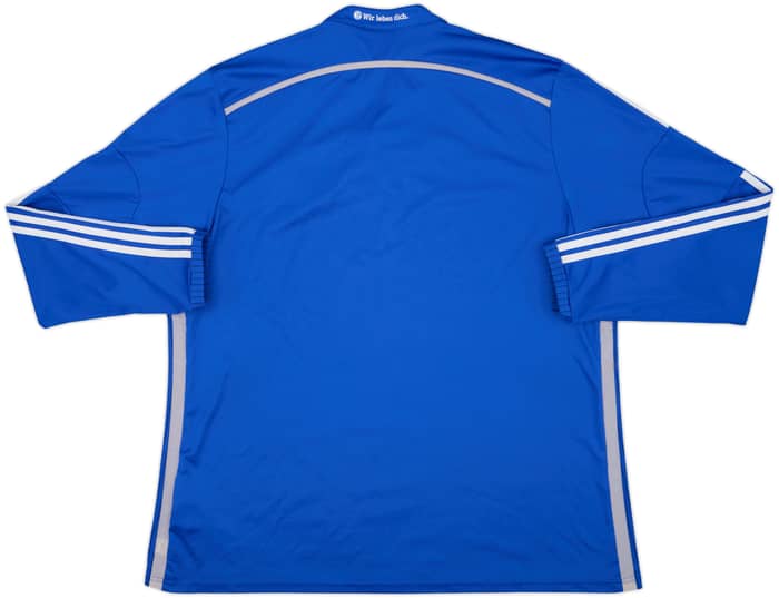 2014-16 Schalke Home L/S Shirt - 6/10 - (XXL)