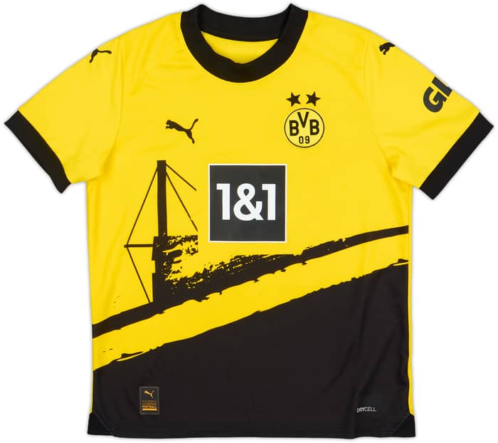 2023-24 Borussia Dortmund Home Shirt Sabitzer #20 - 10/10 - (M.Boys)