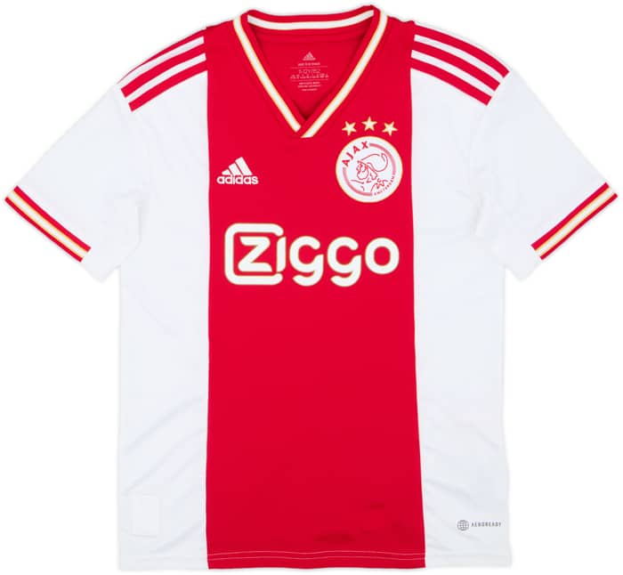 2022-23 Ajax Home Shirt - 8/10 - (M.Boys)