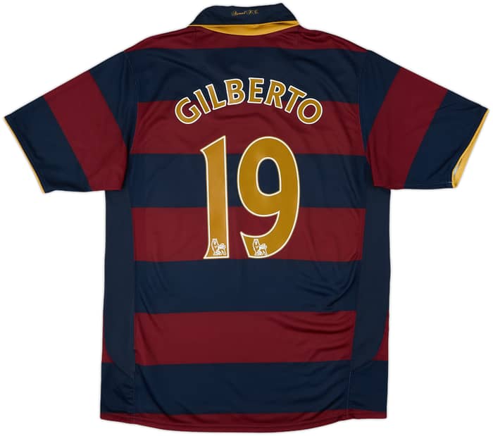 2007-08 Arsenal Third Shirt Gilberto #19 - 7/10 - (M)