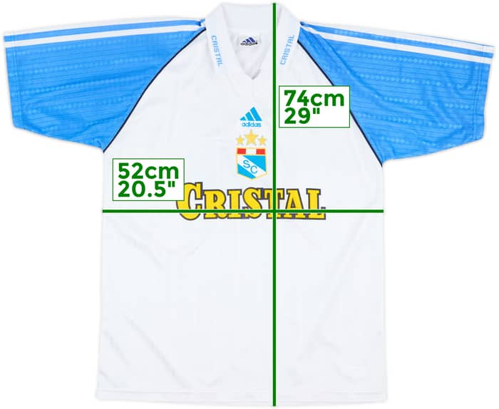 2001 Sporting Cristal adidas Training Shirt - 9/10 - (L)