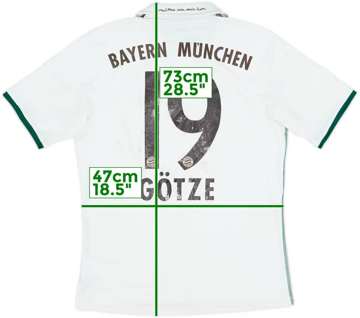 2013-14 Bayern Munich Away Shirt Gotze #19 - 4/10 - (XL.Boys)