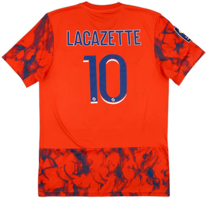 2022-23 Lyon Away Shirt Lacazette #10 - 7/10 - (M)