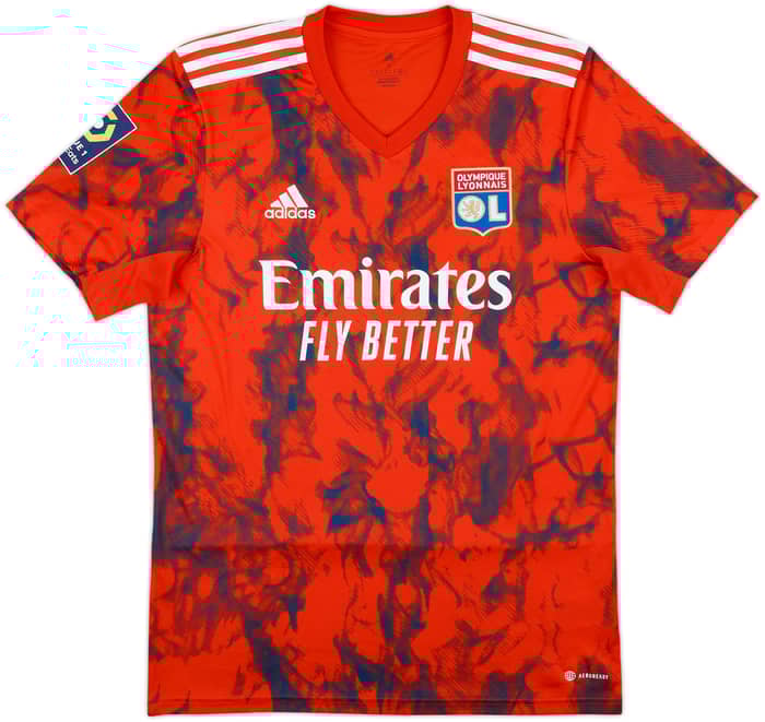 2022-23 Lyon Away Shirt Lacazette #10 - 7/10 - (M)