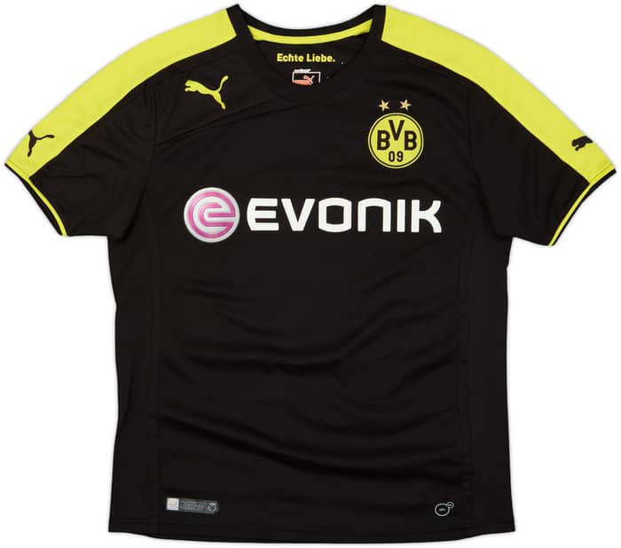 2013-14 Borussia Dortmund Away Shirt Aubameyang #17 - 6/10 - (M)