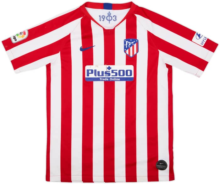 2019-20 Atletico Madrid Home Shirt - 4/10 - (XL.Boys)